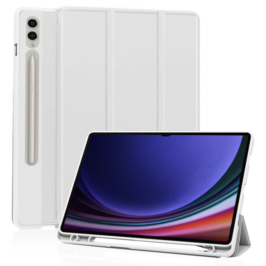 Housse pour Samsung Galaxy Tab S10 Ultra / Tab S9 Ultra, Techsuit, Flex Trifold, Gris