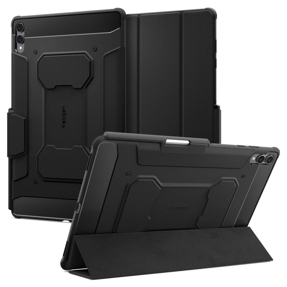 Coque pour Samsung Galaxy Tab S11 Ultra, Spigen, Rugged Armor Pro, Noire ACS10150