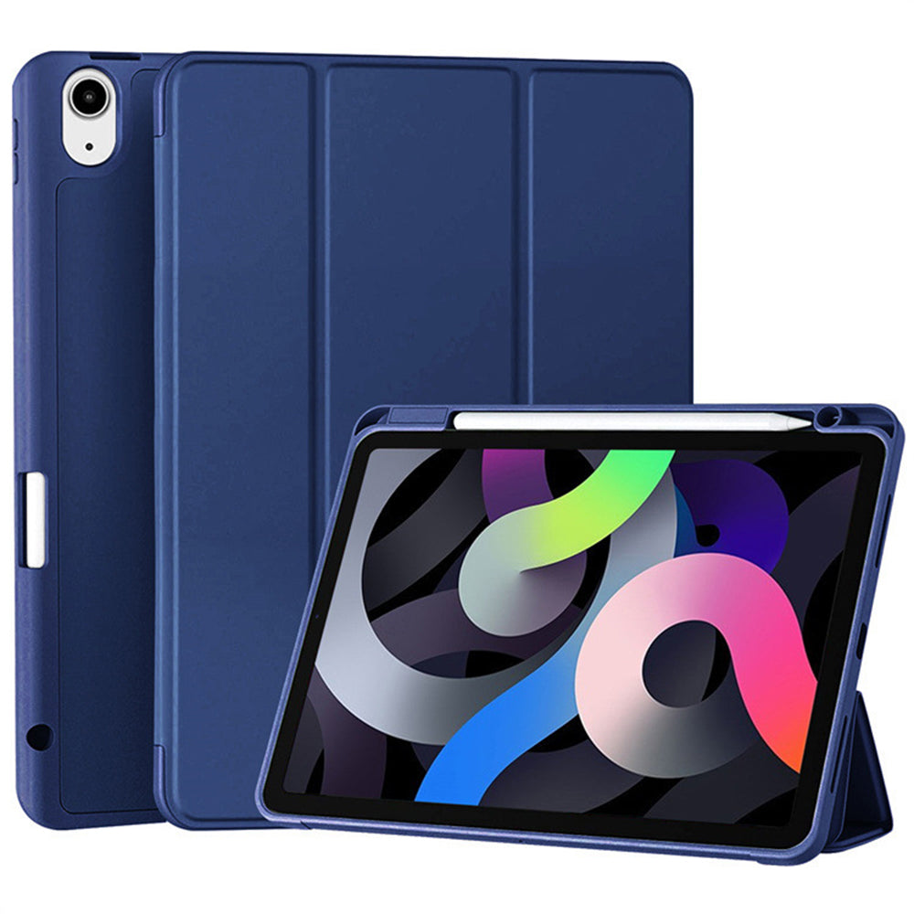 Housse pour Samsung Galaxy Tab S11 Ultra, Techsuit, Flex Trifold, Bleu Foncé