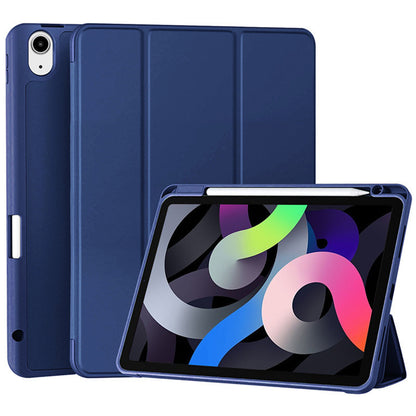 Housse pour Samsung Galaxy Tab S11 Ultra, Techsuit, Flex Trifold, Bleu Foncé