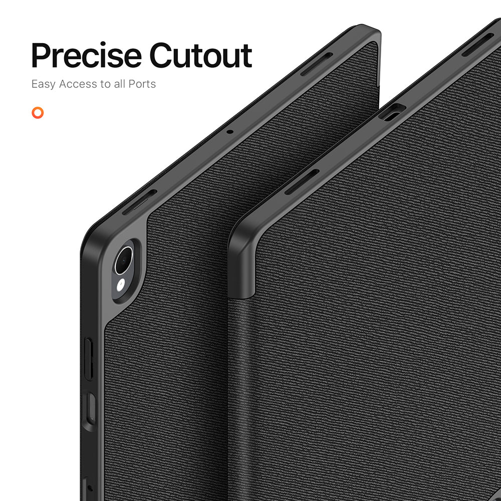 Étui pour Samsung Galaxy Tab S12 Plus, DUX DUCIS, Domo avec porte-stylet, noir