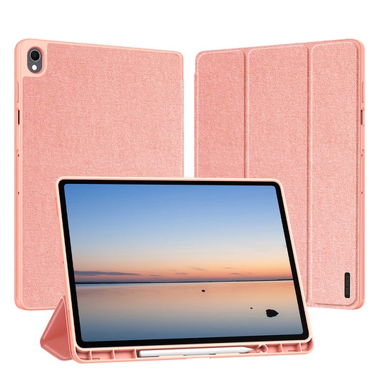 Étui pour Samsung Galaxy Tab S12 Plus, DUX DUCIS, Domo avec porte-stylet, rose