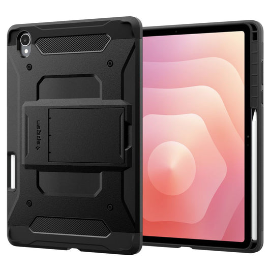 Coque pour Samsung Galaxy Tab S12 Plus, Spigen, Tough Armor Pro, Noire ACS11827