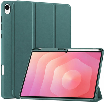 Housse pour Samsung Galaxy Tab S12 Plus, Techsuit, Flex Trifold, Vert
