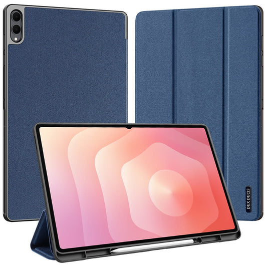 Étui pour Samsung Galaxy Tab S12 Ultra / Tab S11 Ultra, DUX DUCIS, Domo avec porte-stylet, bleu