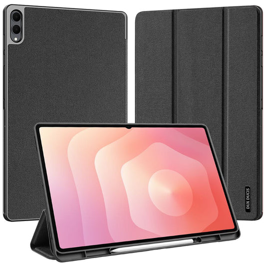 Étui DUX DUCIS Domo avec porte-stylet, noir, pour Samsung Galaxy Tab S12 Ultra / Tab S11 Ultra