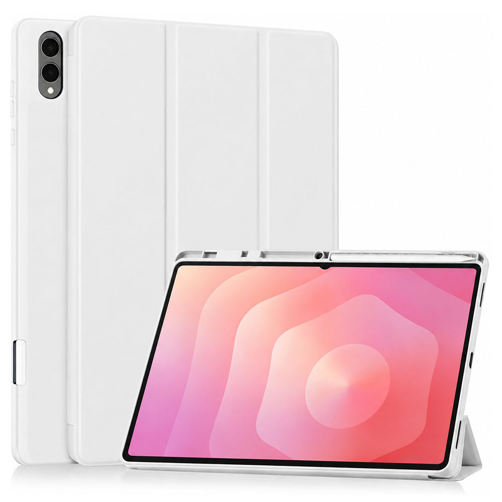 Housse pour Samsung Galaxy Tab S12 Ultra / Tab S11 Ultra, Techsuit, Flex Trifold, Gris