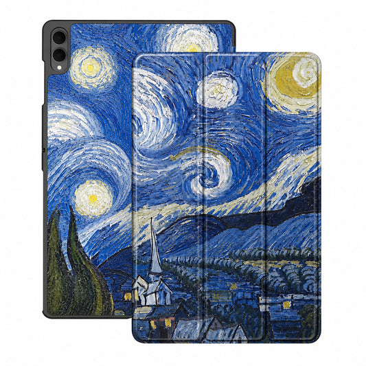 Housse pour Samsung Galaxy Tab S12 Ultra / Tab S11 Ultra, Techsuit, FoldPro Starry Night, Multicolore