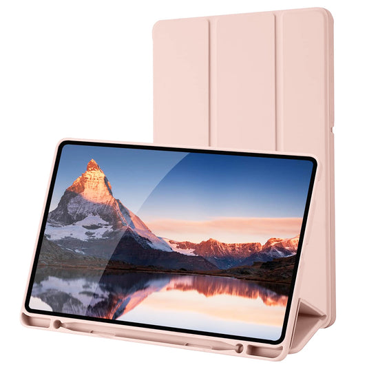 Housse pour Samsung Galaxy Tab S6 Lite (2024) / Tab S6 Lite (2022) / Tab S6 Lite (2020), Techsuit, Flex Trifold, Rose