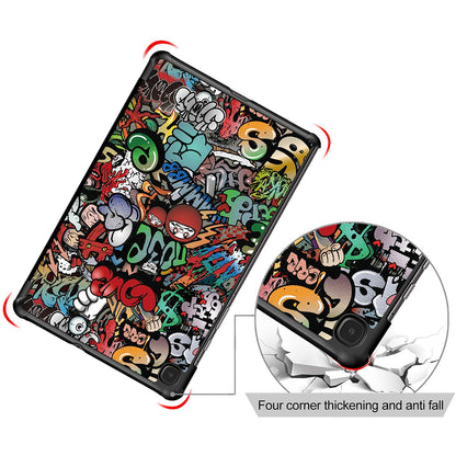 Coque pour Samsung Galaxy Tab S6 Lite (2024) / Tab S6 Lite (2022) / Tab S6 Lite (2020), Techsuit, FoldPro, Multicolore