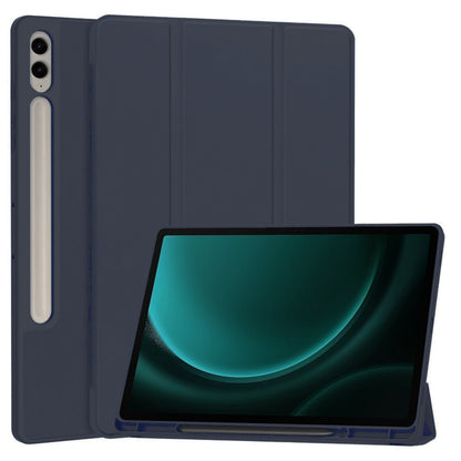 Case for Samsung Galaxy Tab S9 FE+, Techsuit, Flex Trifold, Navy Blue