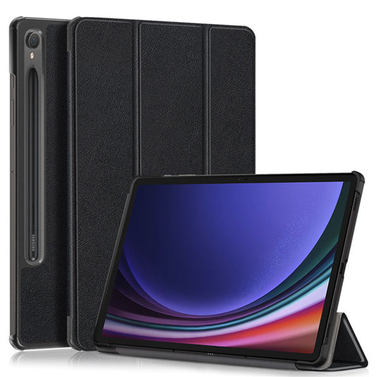 Coque pour Samsung Galaxy Tab S9 FE / Tab S9 / Tab S10 FE, Techsuit, FoldPro, Noire