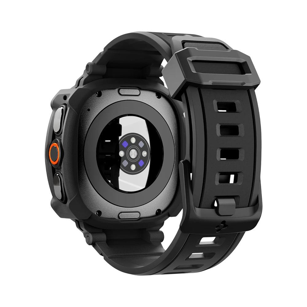 Coque pour Samsung Galaxy Watch Ultra2, Spigen, Rugged Armor Pro, Noir Mat ACS11612