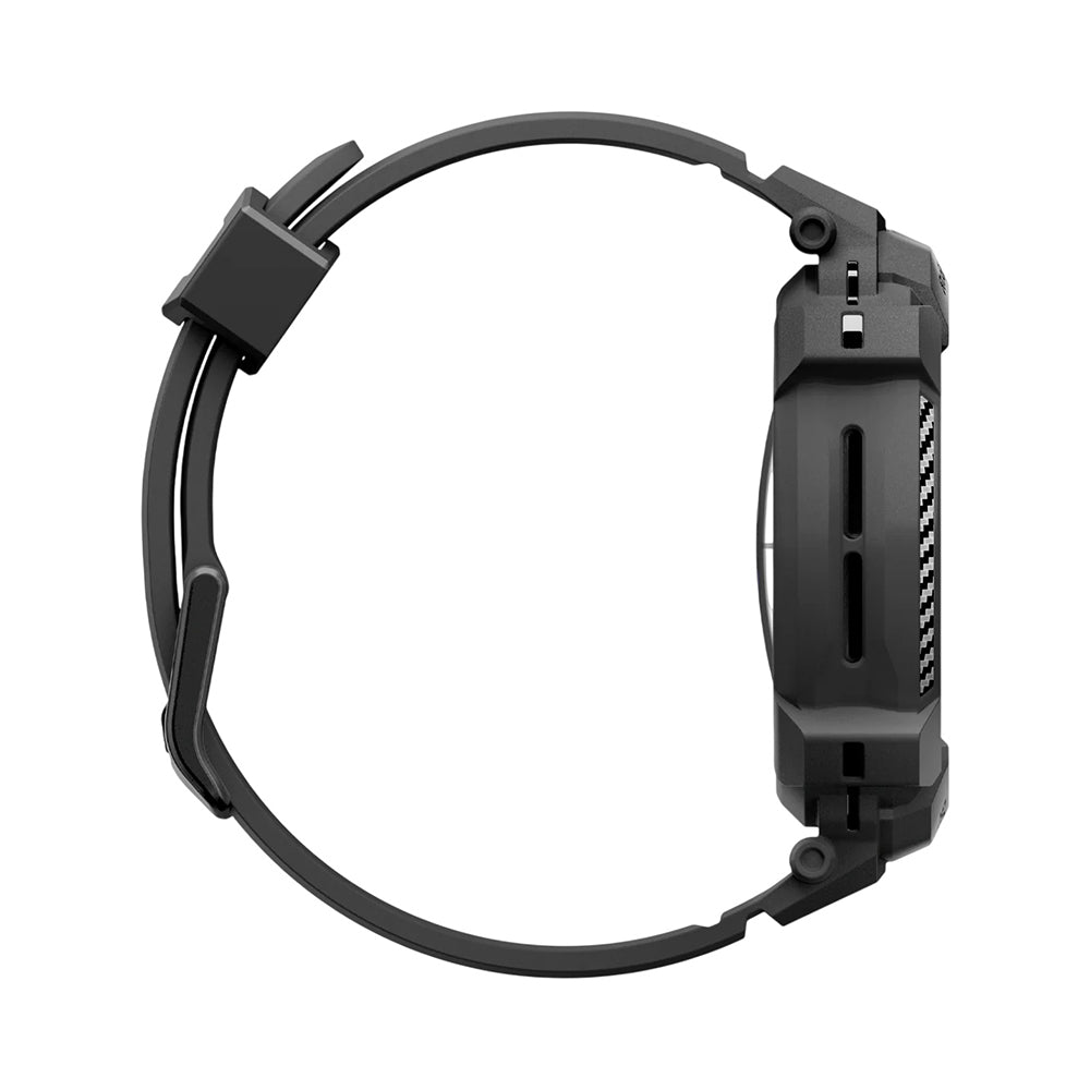 Coque pour Samsung Galaxy Watch Ultra2, Spigen, Rugged Armor Pro, Noir Mat ACS11612