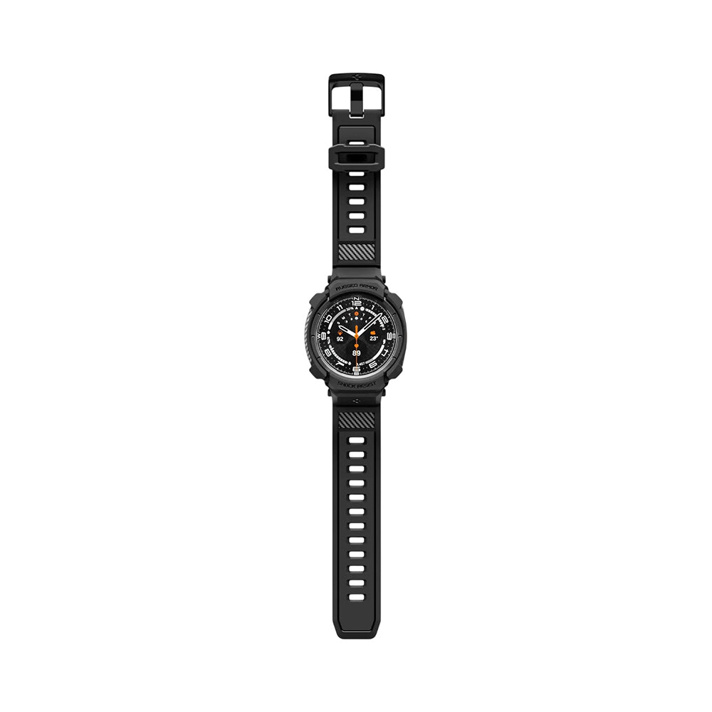 Coque pour Samsung Galaxy Watch Ultra2, Spigen, Rugged Armor Pro, Noir Mat ACS11612