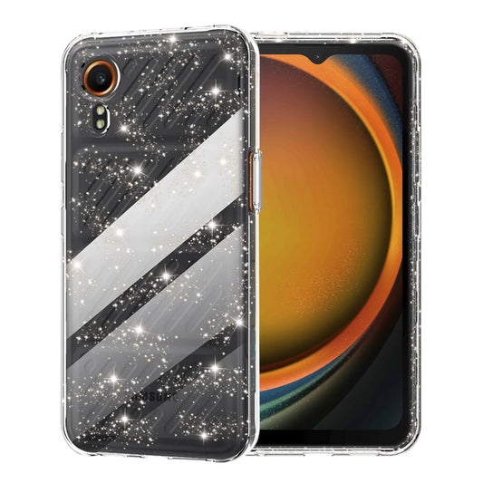 Coque pour Samsung Galaxy Xcover7 G556, Techsuit, SparkleSkin, Transparente