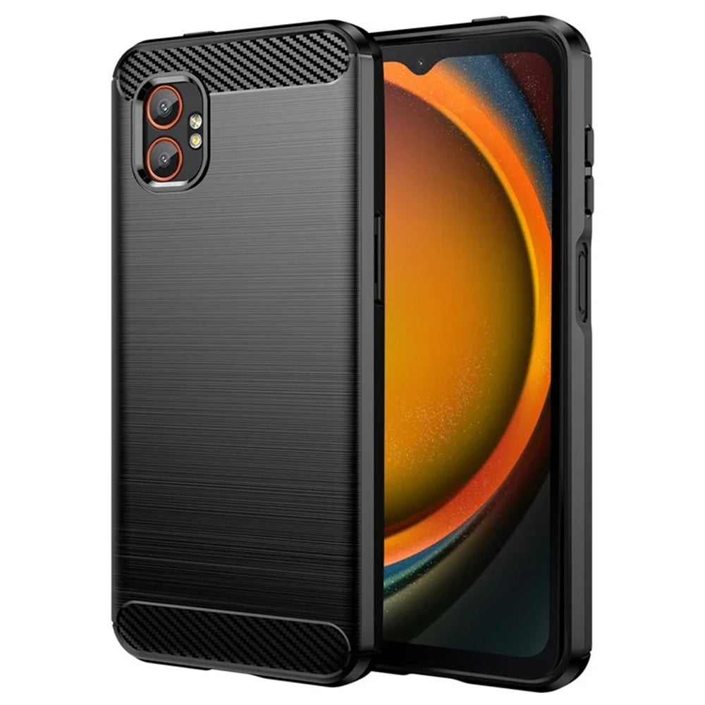 Coque pour Samsung Galaxy XCover7 Pro, Techsuit, Carbone, Noire