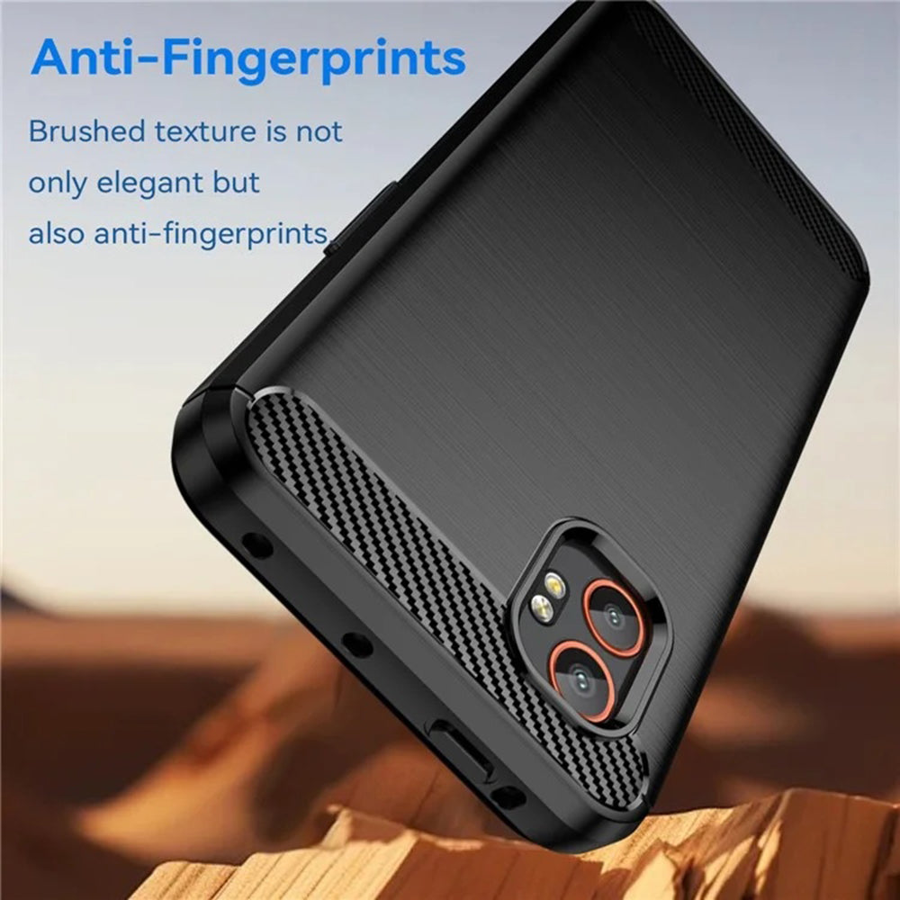 Coque pour Samsung Galaxy XCover7 Pro, Techsuit, Carbone, Noire