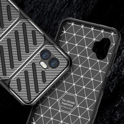 Coque pour Samsung Galaxy XCover7 Pro, Techsuit, Fibre de carbone, Noire