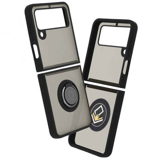 Coque pour Samsung Galaxy Z Flip3 5G F711, Techsuit, Glinth, Noire