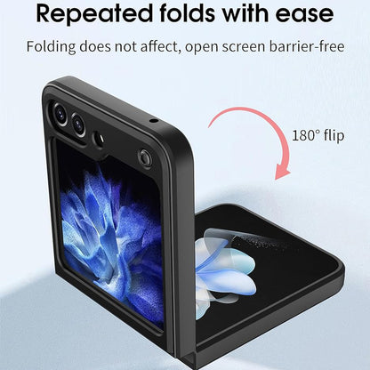 Coque pour Samsung Galaxy Z Flip5 F731, Techsuit, CamGuard Pro, Noire