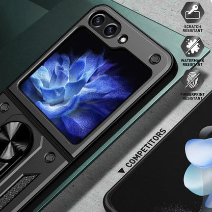 Case for Samsung Galaxy Z Flip7 FE F761 / Z Flip6 F741, Techsuit, CamShield, Black
