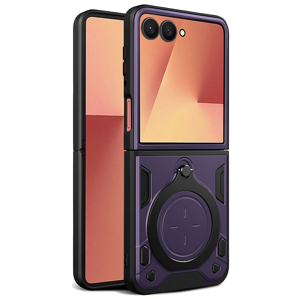 Coque pour Samsung Galaxy Z Flip7 F766, Techsuit, CamGuard Pro, Violet