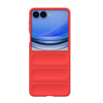 Coque pour Samsung Galaxy Z Flip8 F776, Techsuit, Magic Shield, Rouge