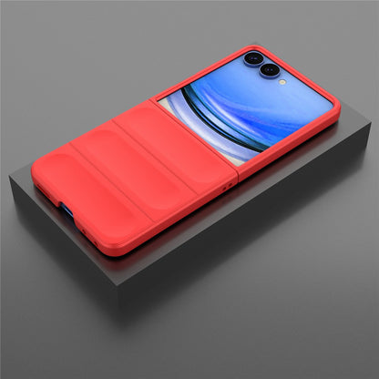 Coque pour Samsung Galaxy Z Flip8 F776, Techsuit, Magic Shield, Rouge