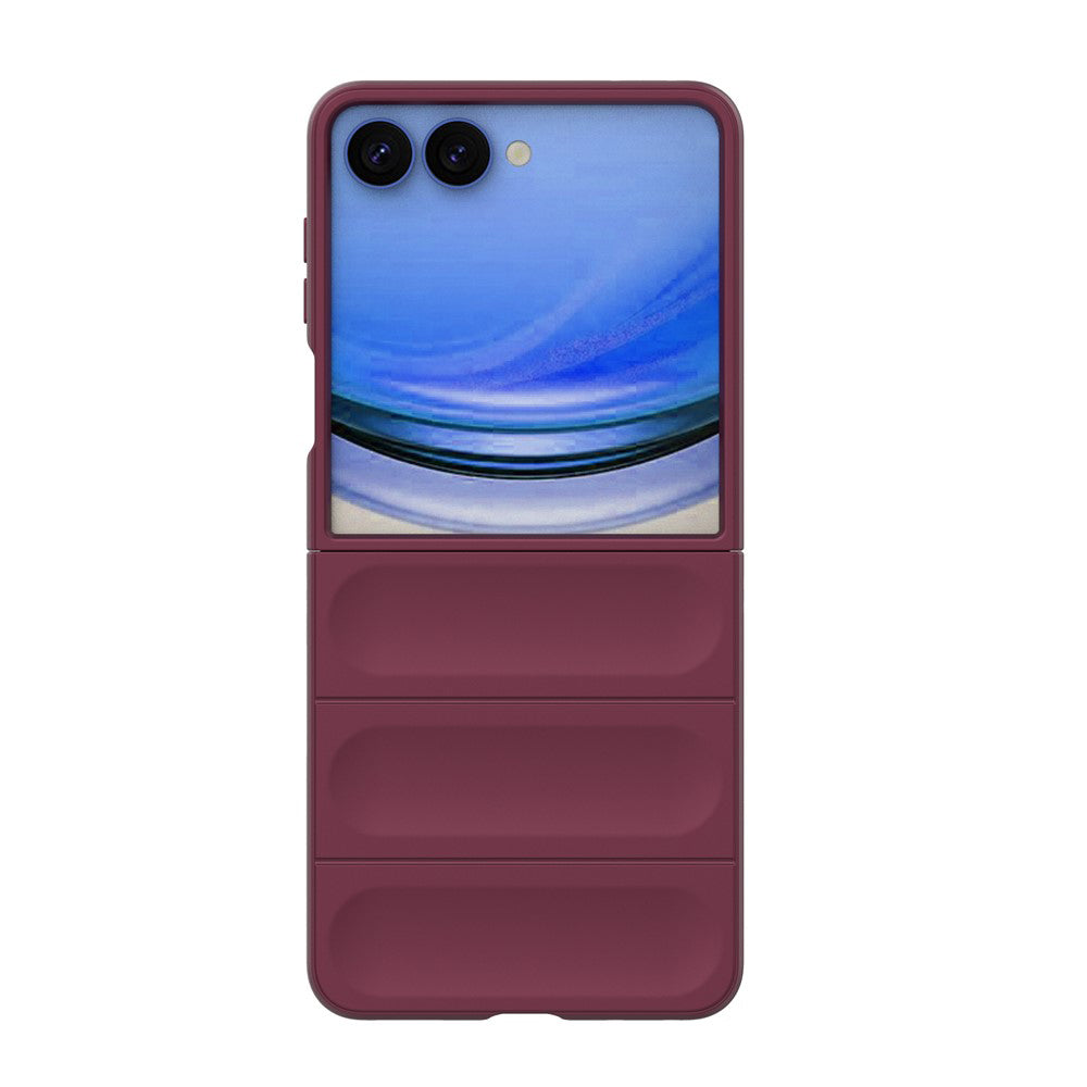 Case for Samsung Galaxy Z Flip8 F776, Techsuit, Magic Shield, Burgundy