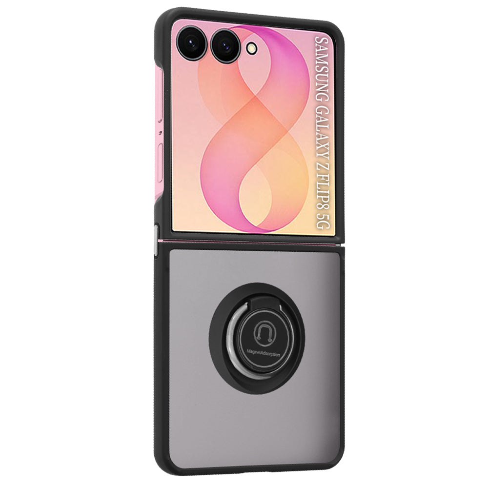 Coque pour Samsung Galaxy Z Flip8 F776 / Z Flip7 F766, Techsuit, Glinth, Noire