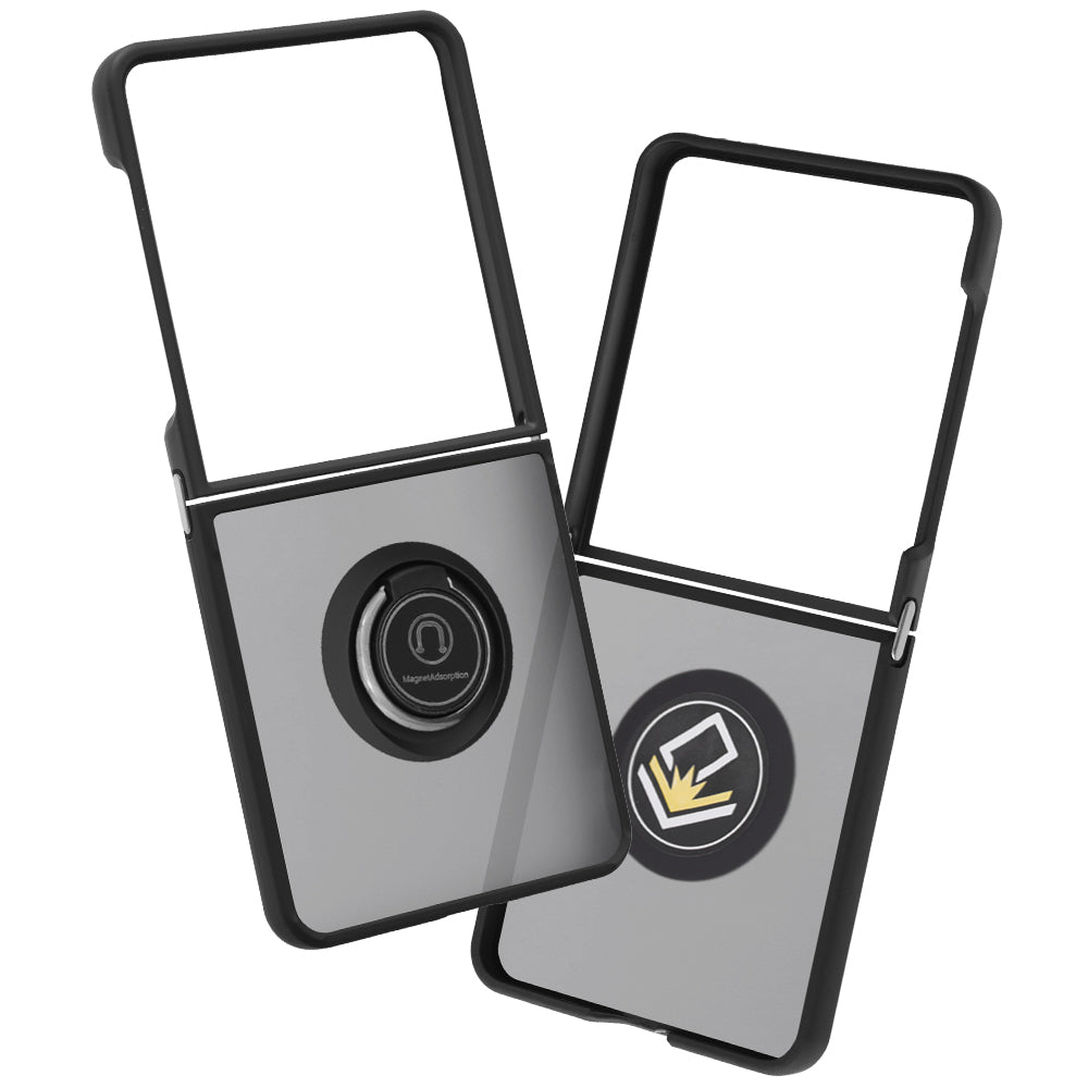 Coque pour Samsung Galaxy Z Flip8 F776 / Z Flip7 F766, Techsuit, Glinth, Noire