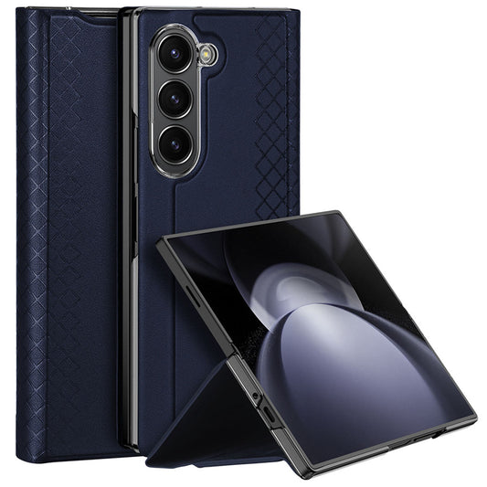 Coque pour Samsung Galaxy Z Fold Special, DUX DUCIS, Bril (avec porte-stylo), Bleue