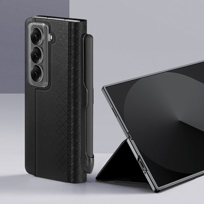 Coque pour Samsung Galaxy Z Fold Special, DUX DUCIS, Bril (avec porte-stylo), Noire