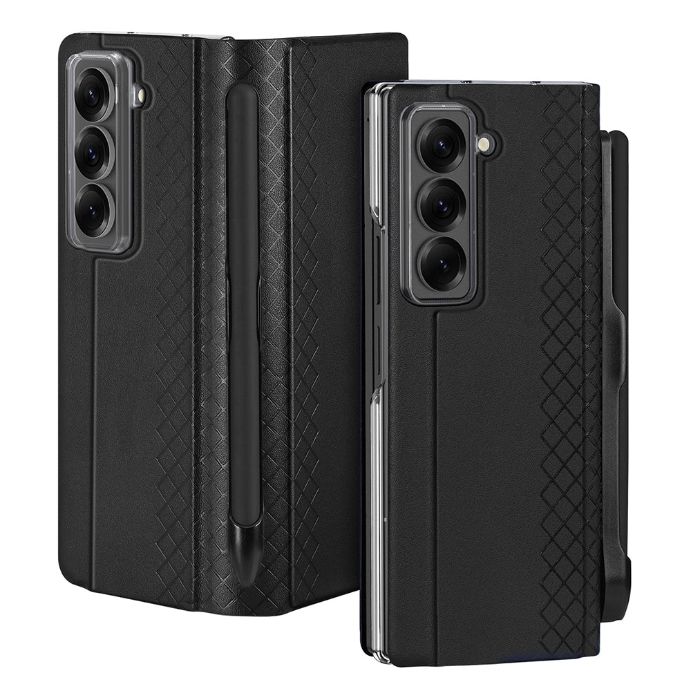 Coque pour Samsung Galaxy Z Fold Special, DUX DUCIS, Bril (avec porte-stylo), Noire