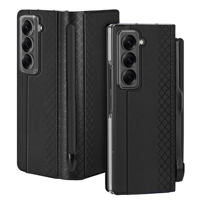 Coque pour Samsung Galaxy Z Fold Special, DUX DUCIS, Bril (avec porte-stylo), Noire