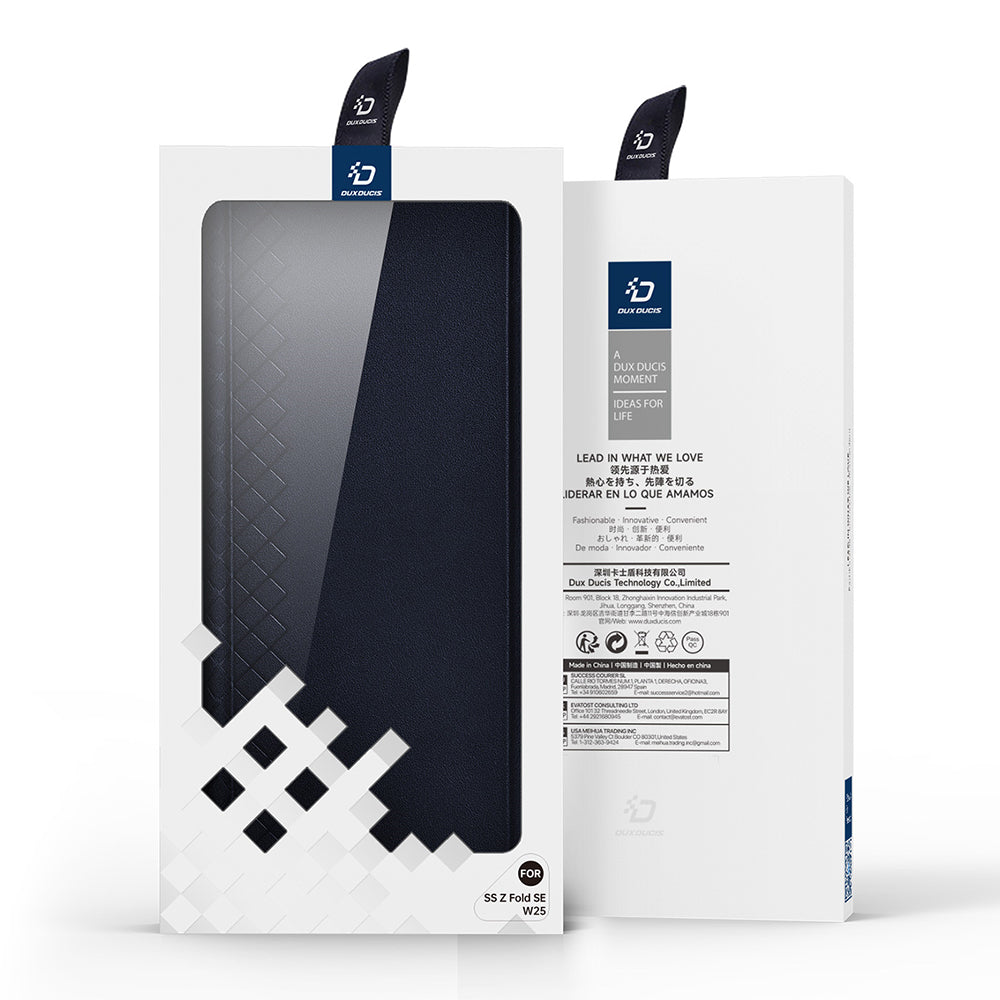 Coque pour Samsung Galaxy Z Fold Special, DUX DUCIS, Bril (avec porte-stylo), Noire