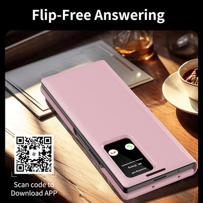 Coque pour Samsung Galaxy Z Fold3 5G F926, Techsuit, SmartView, Rose