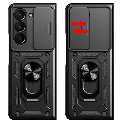 Coque pour Samsung Galaxy Z Fold5 F946, Techsuit, CamShield, Noire