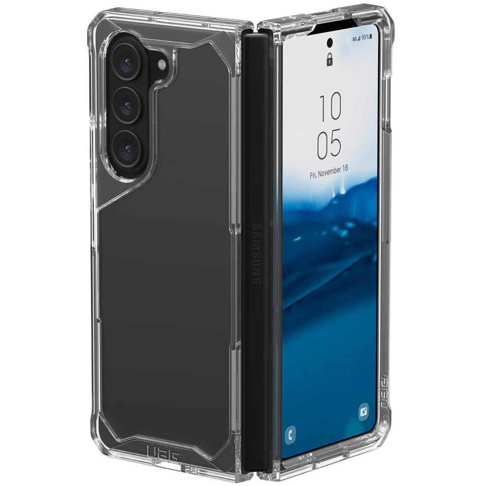 Coque pour Samsung Galaxy Z Fold5 F946, Urban Armor Gear, Plyo, Transparente