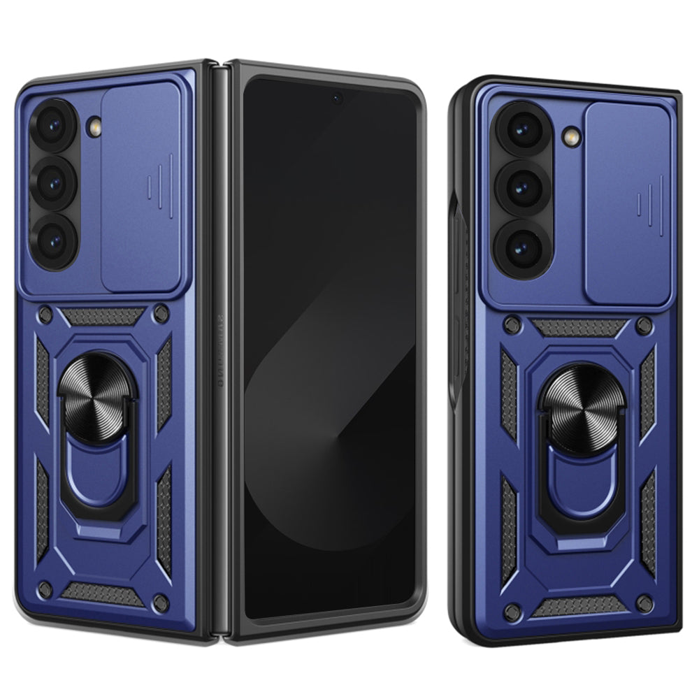 Coque pour Samsung Galaxy Z Fold6 F956, Techsuit, CamShield, Bleue