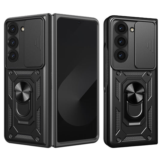 Coque pour Samsung Galaxy Z Fold6 F956, Techsuit, CamShield, Noire