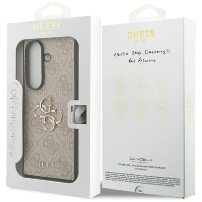 Case for Samsung Galaxy Z Fold7 F966, Guess, 4G Big Logo, Pink