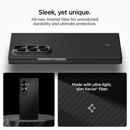 Étui pour Samsung Galaxy Z Fold7 F966, Spigen, Air Skin, Noir ACS09555