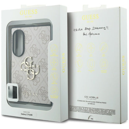 Coque pour Samsung Galaxy Z Fold8 F971, Guess, 4G Big Logo, Rose