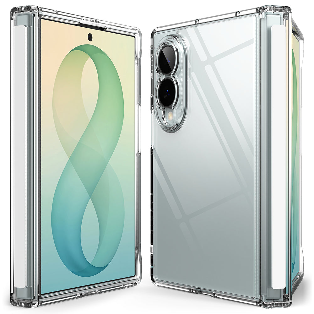 Coque pour Samsung Galaxy Z Fold8 F971, Ringke, Fusion Flap, Transparente