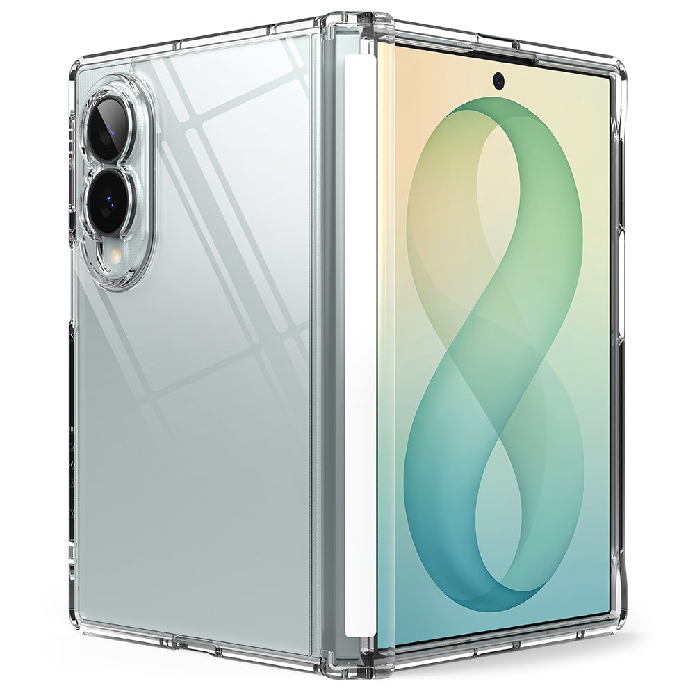 Coque pour Samsung Galaxy Z Fold8 F971, Ringke, Fusion Flap, Transparente