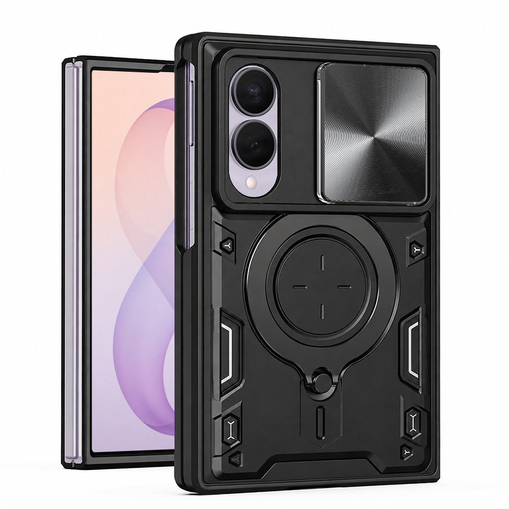 Coque pour Samsung Galaxy Z Fold8 F971, Techsuit, CamGuard Pro, Noire