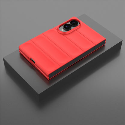 Coque pour Samsung Galaxy Z Fold8 F976, Techsuit, Magic Shield, Rouge