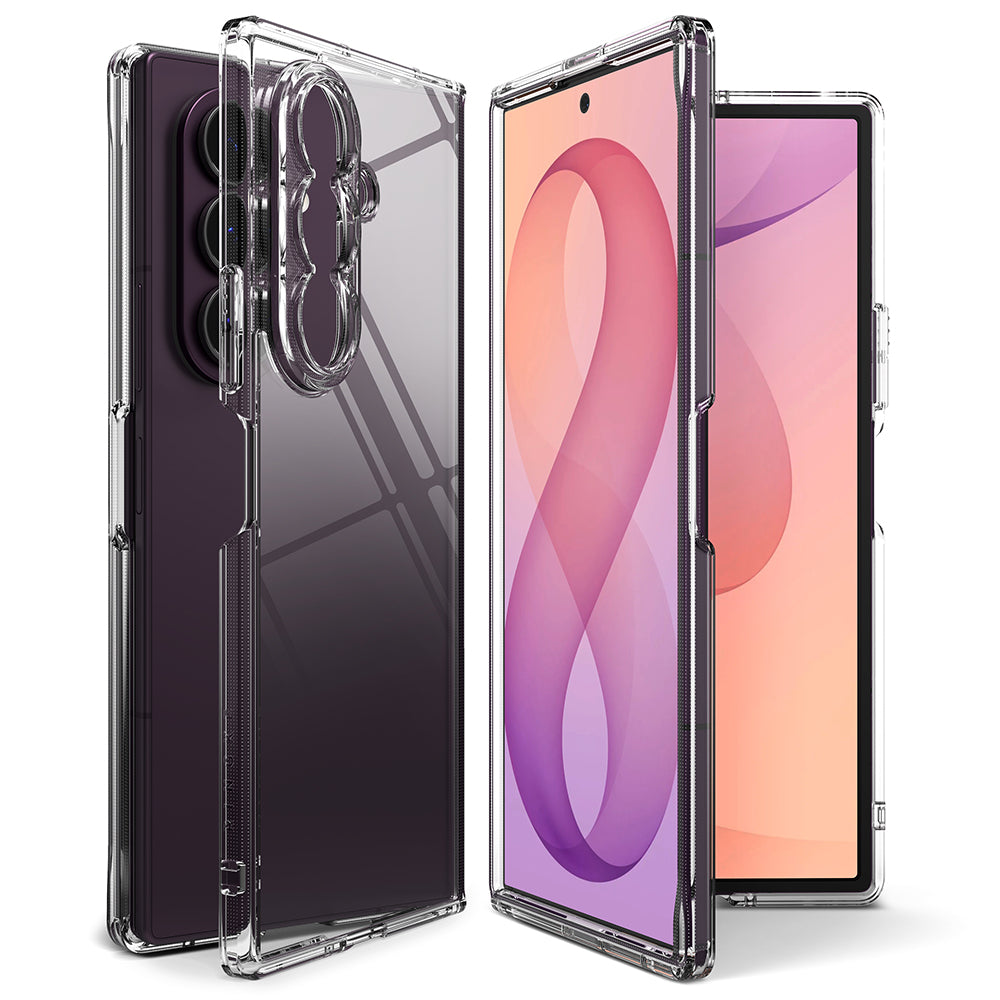 Coque pour Samsung Galaxy Z Fold8 Ultra F976, Ringke, Fusion, Transparente